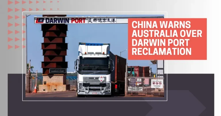China Warns Australia Over Darwin Port Reclamation