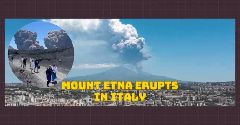 Mount Etna Erupts in Italy