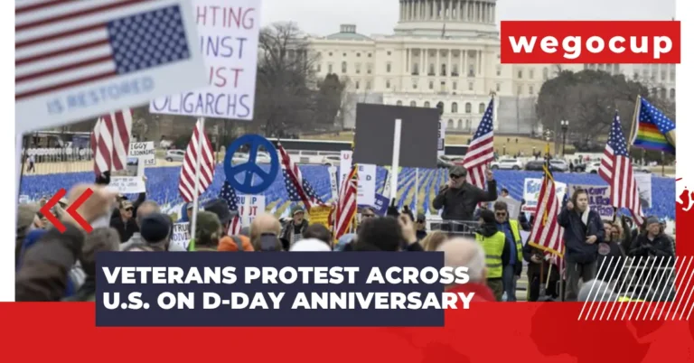 Veterans Protest Across U.S. on D-Day Anniversary